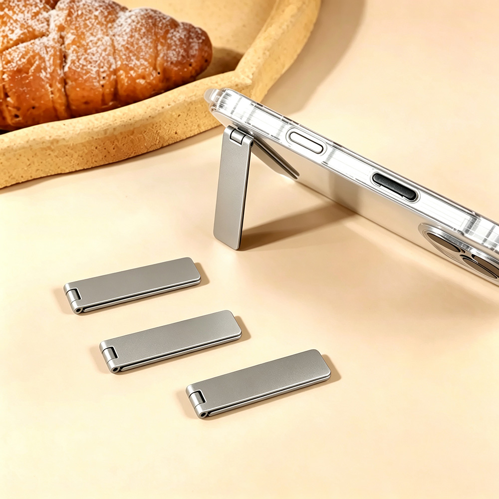 Travel Accessories Ideas - Metalowa podstawka do telefonu, ultracienka, niewidoczna,