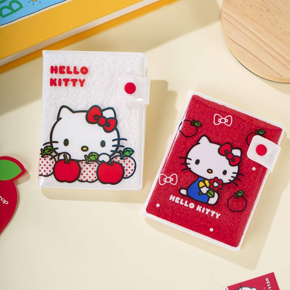 Travel Accessories Online - Oryginalny pluszowy notes z zatrzaskiem Hello