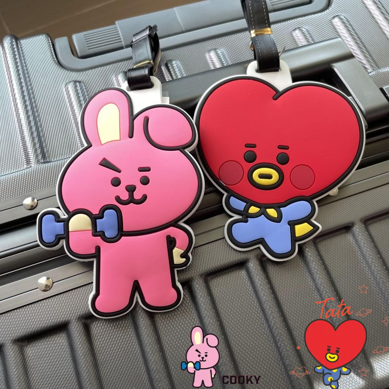 Travel Accessories List - Uroczy breloczek BT21, kreskówkowy, kawaii, unisex,