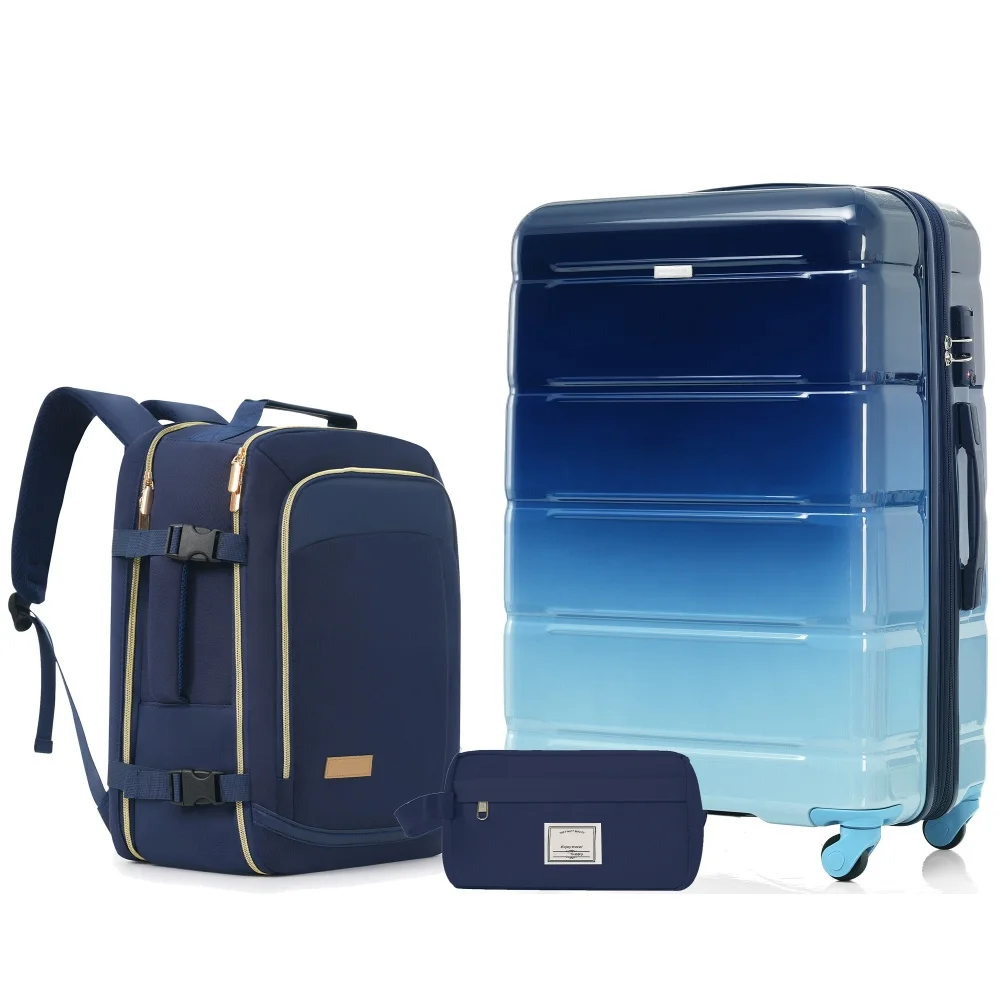Toiletry Bag Tsa - 3-częściowy zestaw bagażu - Walizka na