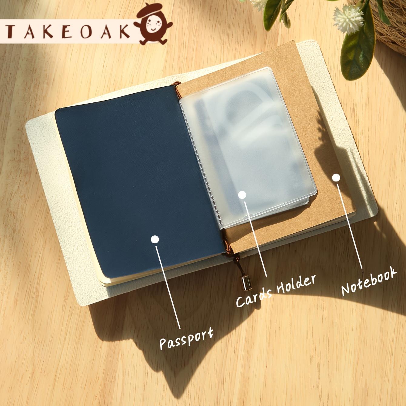 Travel Accessories Overseas - Personalizowany, tłoczony, skórzany portfel podróżny 3w1
