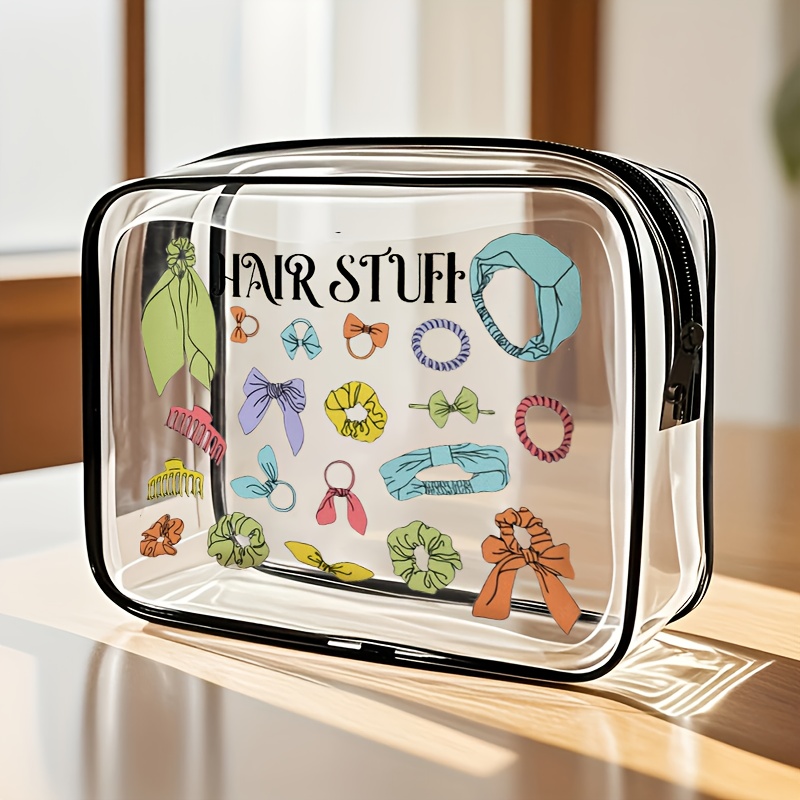Toiletry Bag Tsa - 1 szt. Przezroczysta kosmetyczka, przezroczysta torba