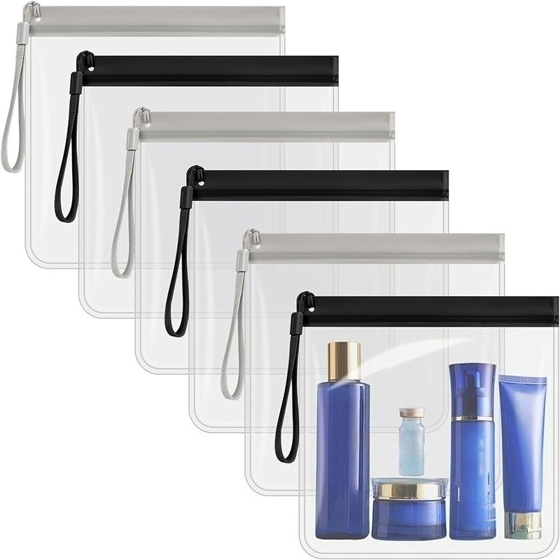 Toiletry Bag Tsa - 2 szt. Przezroczysta kosmetyczka podróżna z