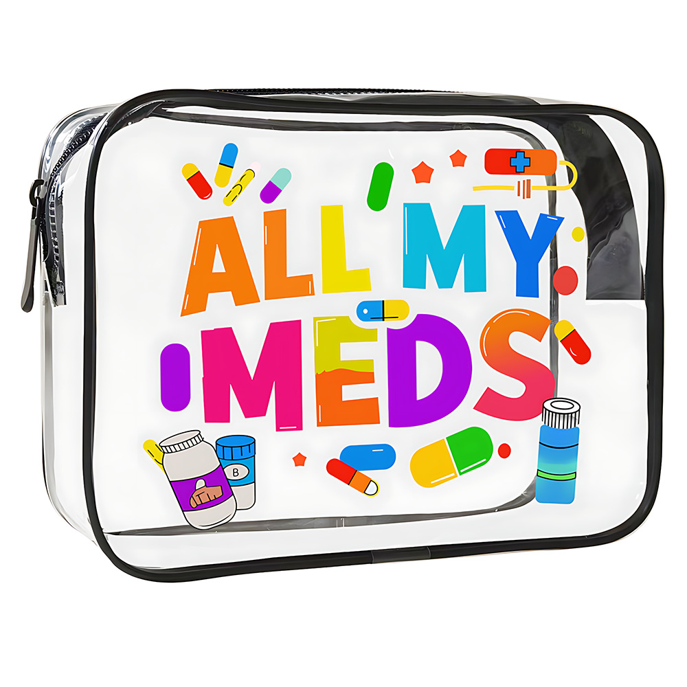 Toiletry Bag Tsa - 1 szt. Przezroczysta kosmetyczka podróżna, etui
