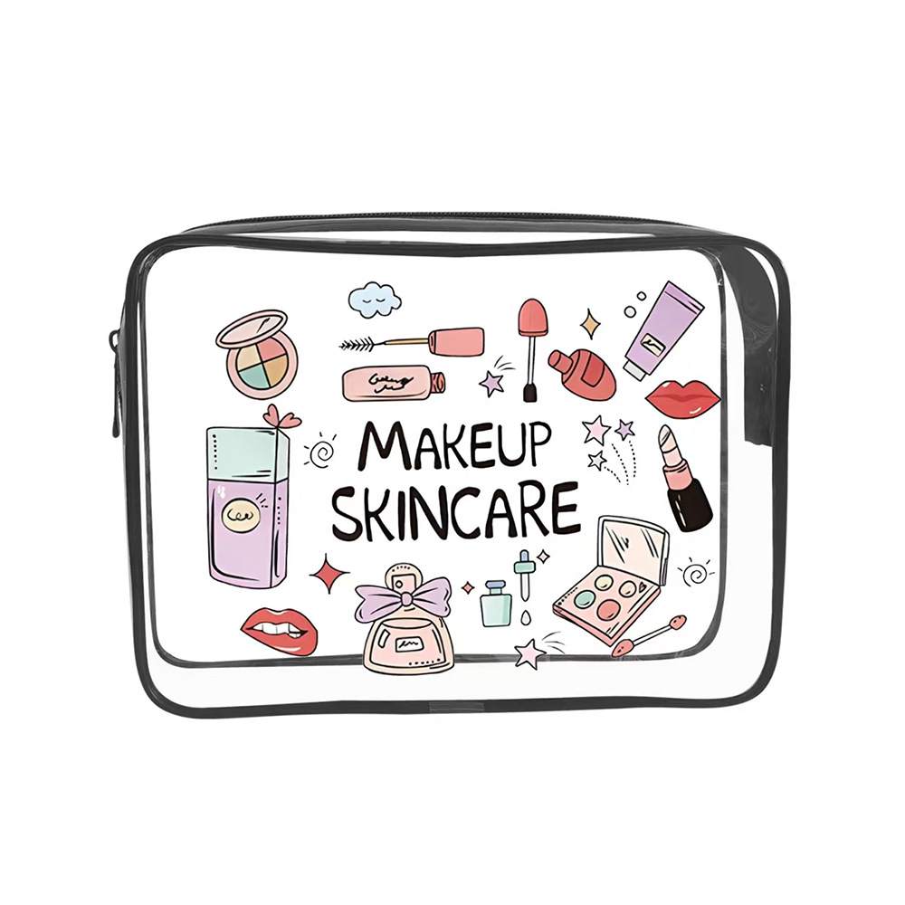 Toiletry Bag Tsa - 1 szt. Przezroczysta kosmetyczka podróżna, etui