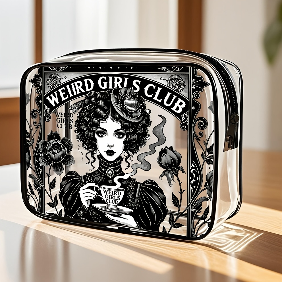 Toiletry Bag Tsa - 1 szt. Przezroczysta kosmetyczka podróżna, etui