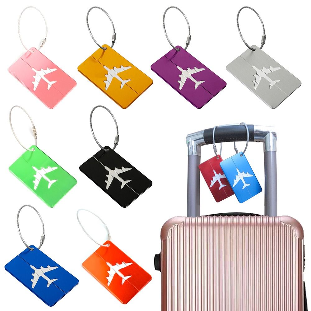 Travel Accessories List - Aluminiowe etykiety na bagaż podróżny walizki