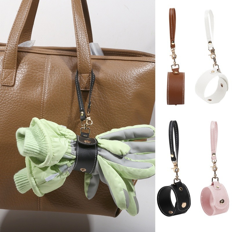 Travel Accessories Ideas - Stylowy skórzany uchwyt na akcesoria podróżne