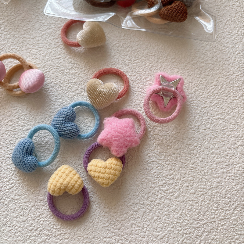 Travel Accessories For 3 Year Old - 10 SZTUK Koreańskie Gumki do Włosów