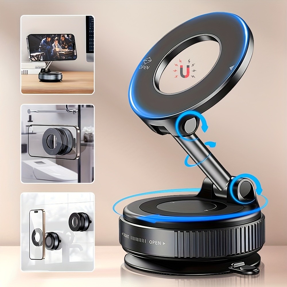 Travel Accessories Online - Magnetyczny uchwyt na telefon z przyssawką,