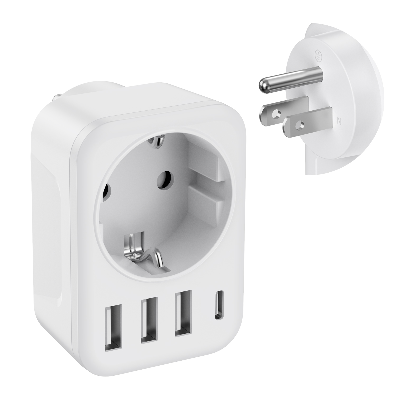 Travel Accessories Europe - Adapter podróżny USA Adapter Europa Ameryka