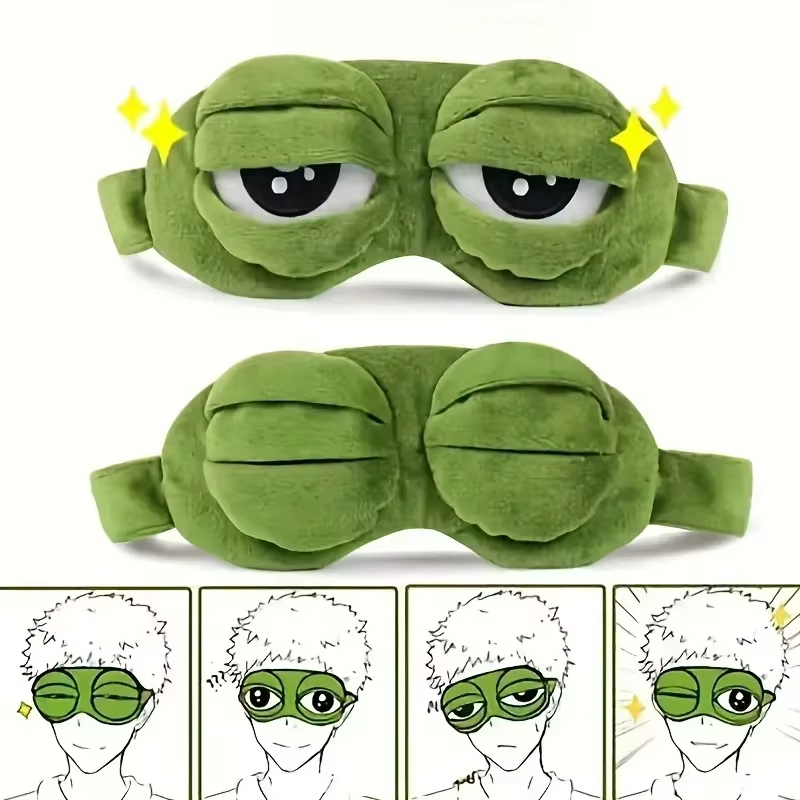 Maska na oczy w kształcie żaby – Travel Accessories Gifts recenzja i cena