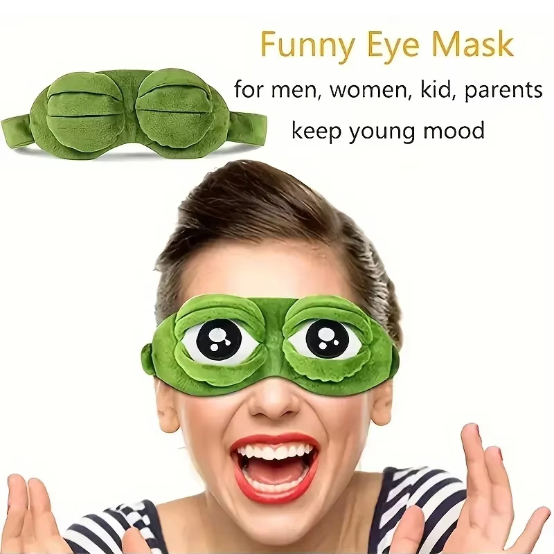 Maska na oczy w kształcie żaby – Travel Accessories Gifts recenzja i cena