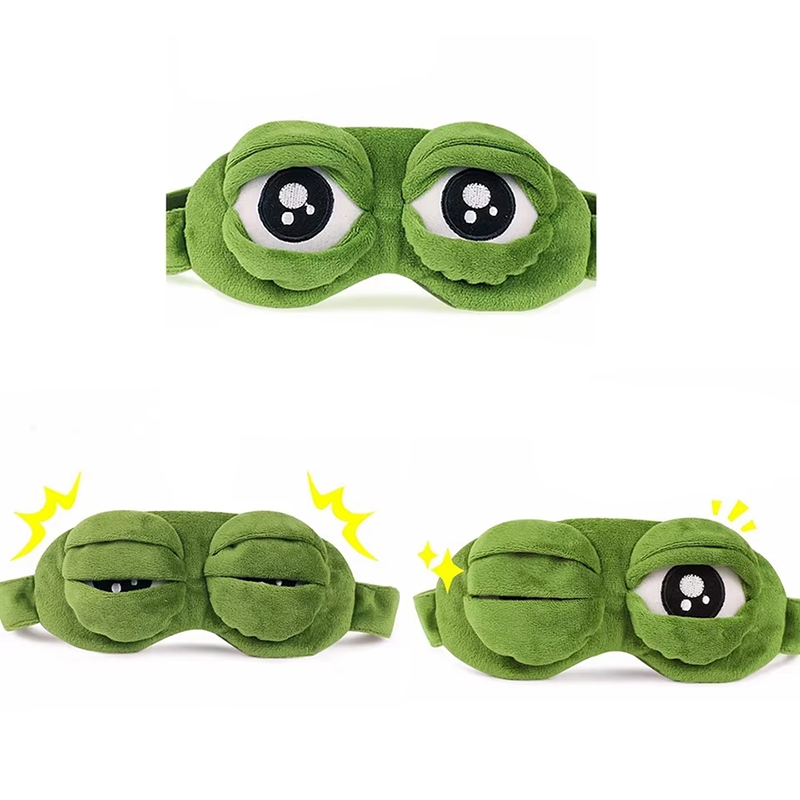 Maska na oczy w kształcie żaby – Travel Accessories Gifts recenzja i cena