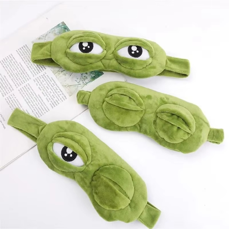 Maska na oczy w kształcie żaby – Travel Accessories Gifts recenzja i cena