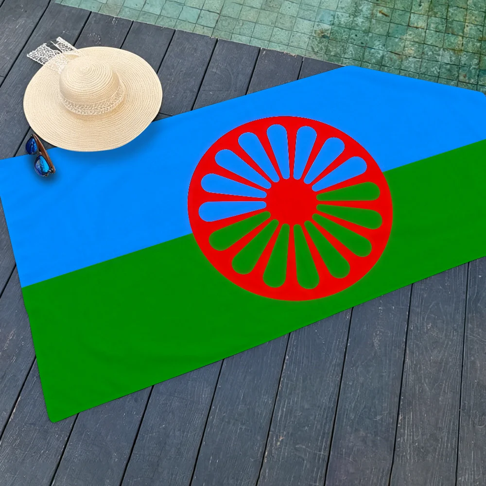 Ręcznik z motywem flagi cygańs – Travel Yoga Accessories recenzja i cena