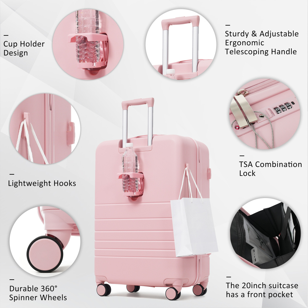 4-częściowy zestaw walizek z p – Toiletry Bag Tsa recenzja i cena