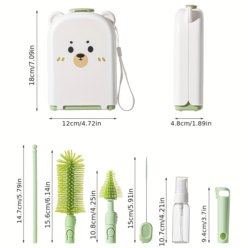Zestaw podróżnych szczotek do  – Travel Accessories For 3 Year Old recenzja i cena