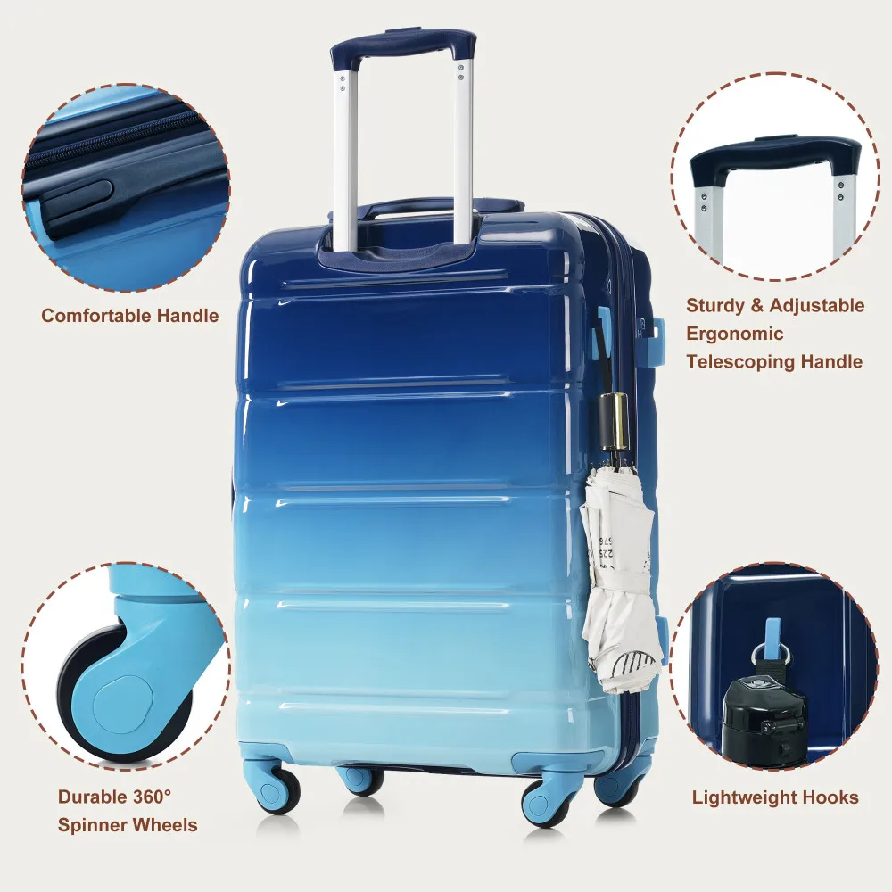3-częściowy zestaw bagażu - Wa – Toiletry Bag Tsa recenzja i cena