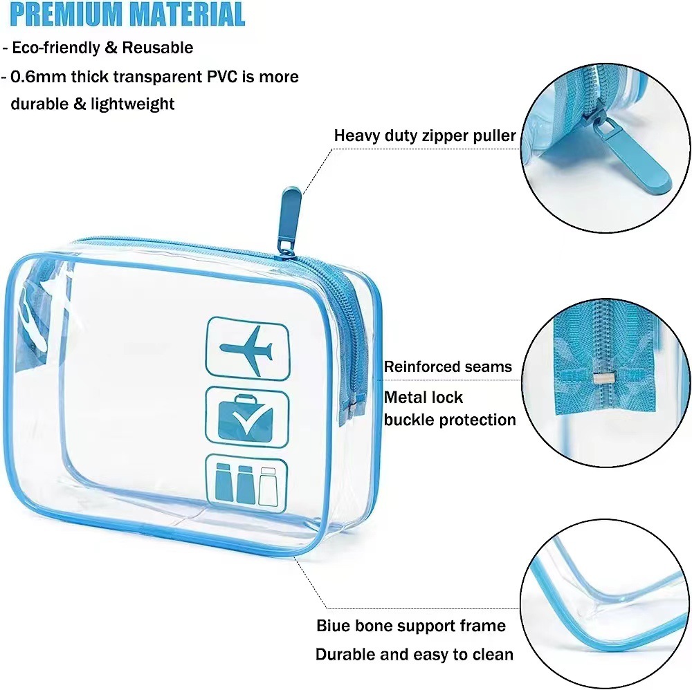 Przezroczysta torba na kosmety – Toiletry Bag Tsa recenzja i cena