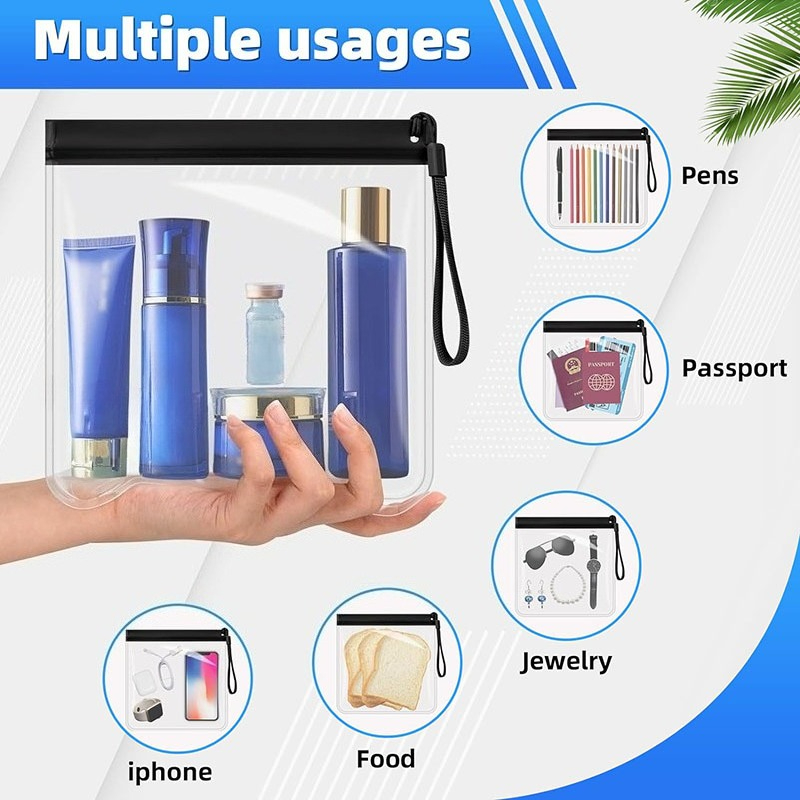 2 szt. Przezroczysta kosmetycz – Toiletry Bag Tsa recenzja i cena