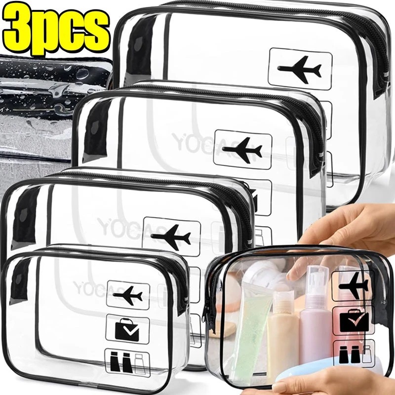 1/3 szt. Przezroczysta kosmety – Toiletry Bag Tsa recenzja i cena