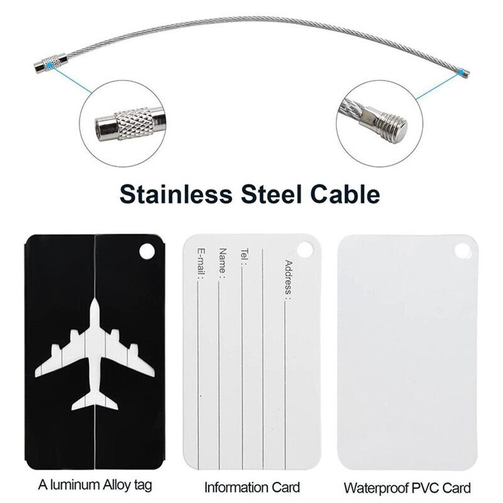 Aluminiowe etykiety na bagaż p – Travel Accessories List recenzja i cena