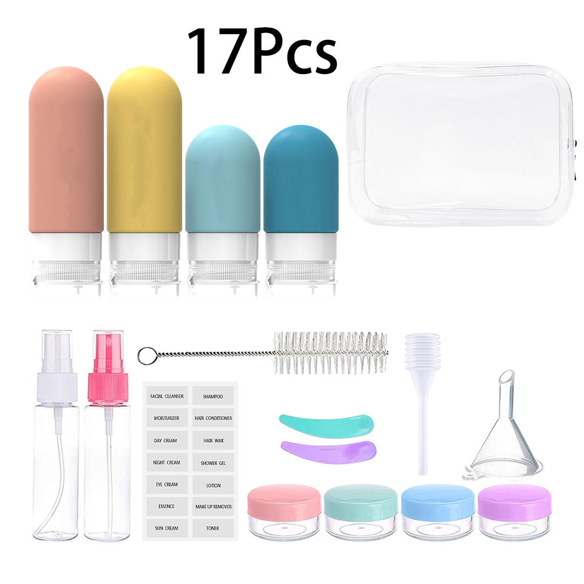 16-pakowy zestaw szczelnych bu – Toiletry Bag Tsa recenzja i cena