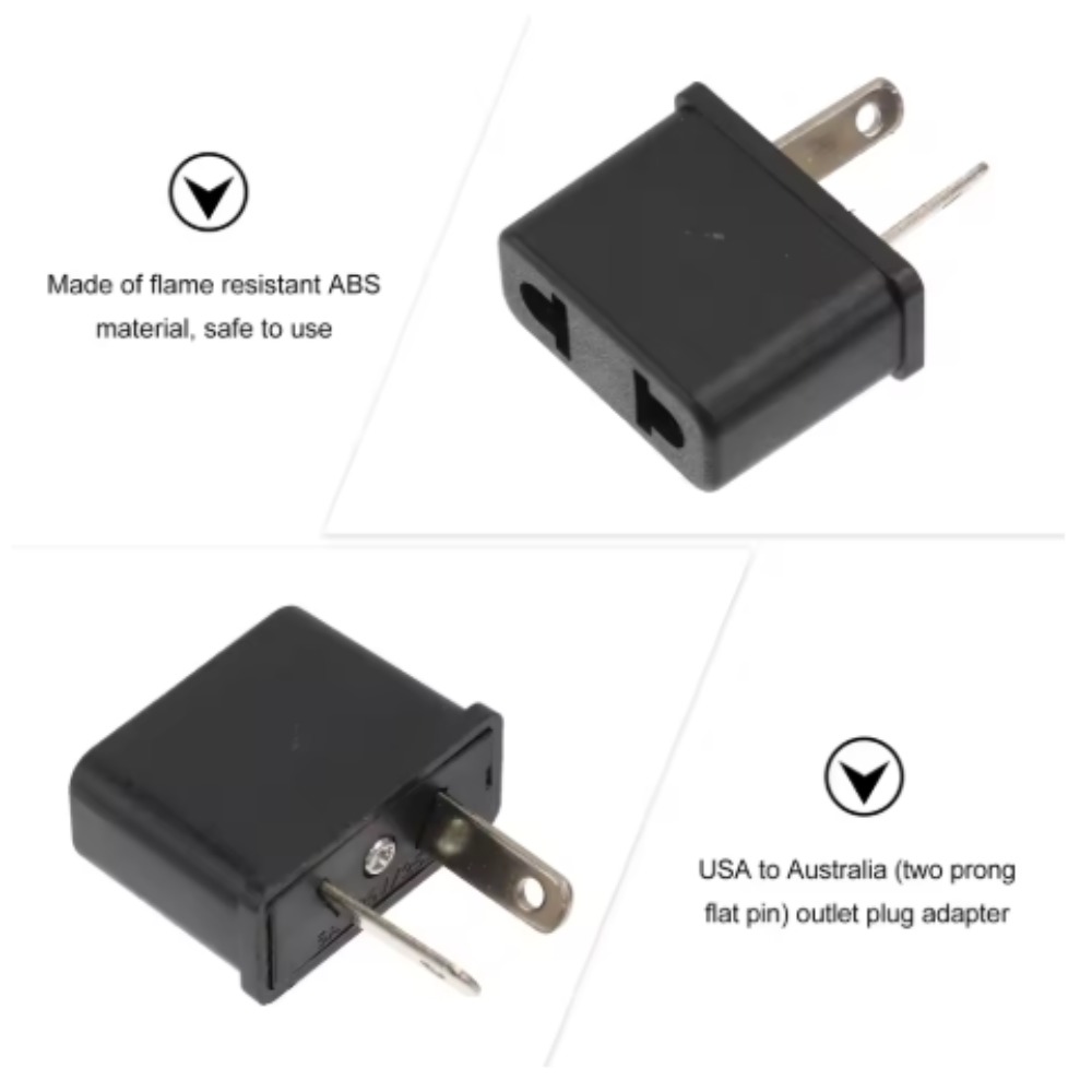 Adapter wtyczki EU na US/AU -  – Travel Accessories Europe recenzja i cena