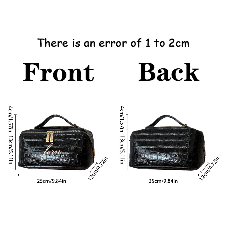 Haftowana kosmetyczka Croc, pe – Travel Accessories Ideas recenzja i cena