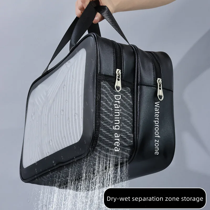 Podwójna przezroczysta kosmety – Toiletry Bag Tsa recenzja i cena